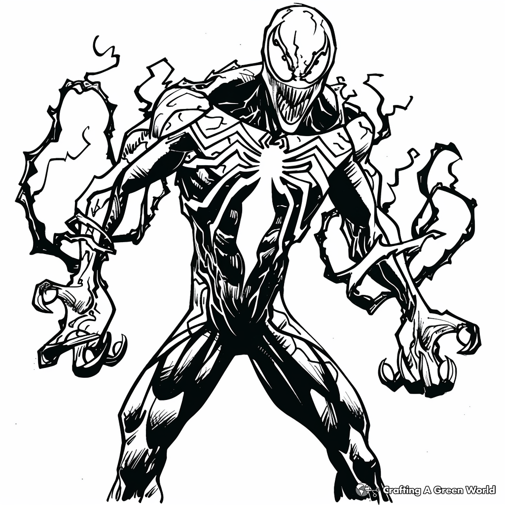 Venom 2 Coloring Pages