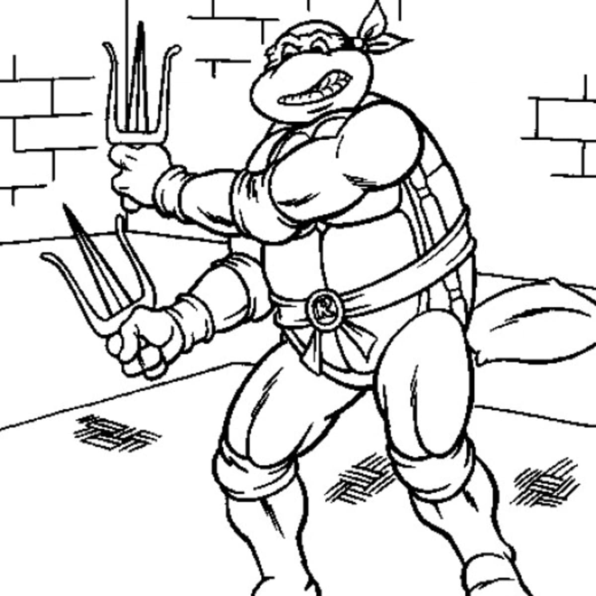Ninja Turtles Coloring Pages For Boys