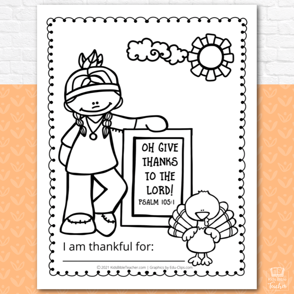 Thanksgiving Activity Pages With Thanksgiving Bible Verses For Kids Kids Bible Teacher