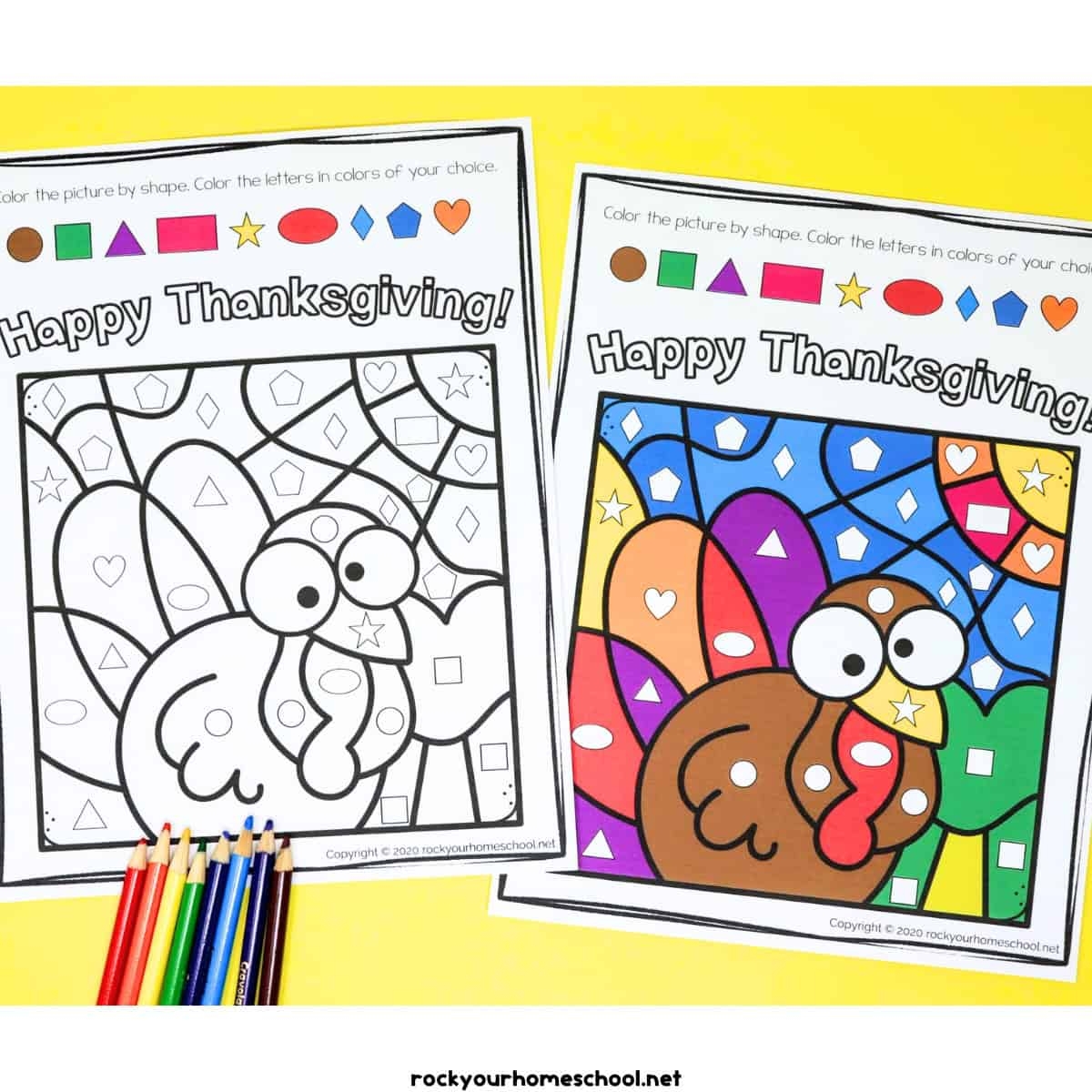 Thanksgiving Coloring Pages For Kids Easy
