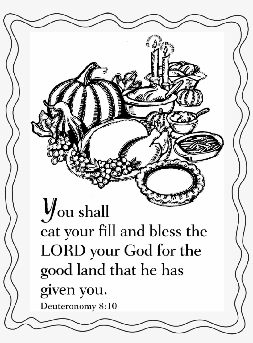 Thanksgiving Coloring Pages For Sunday School With Thanksgiving Bible Coloring Sheet Free Transparent PNG Download PNGkey