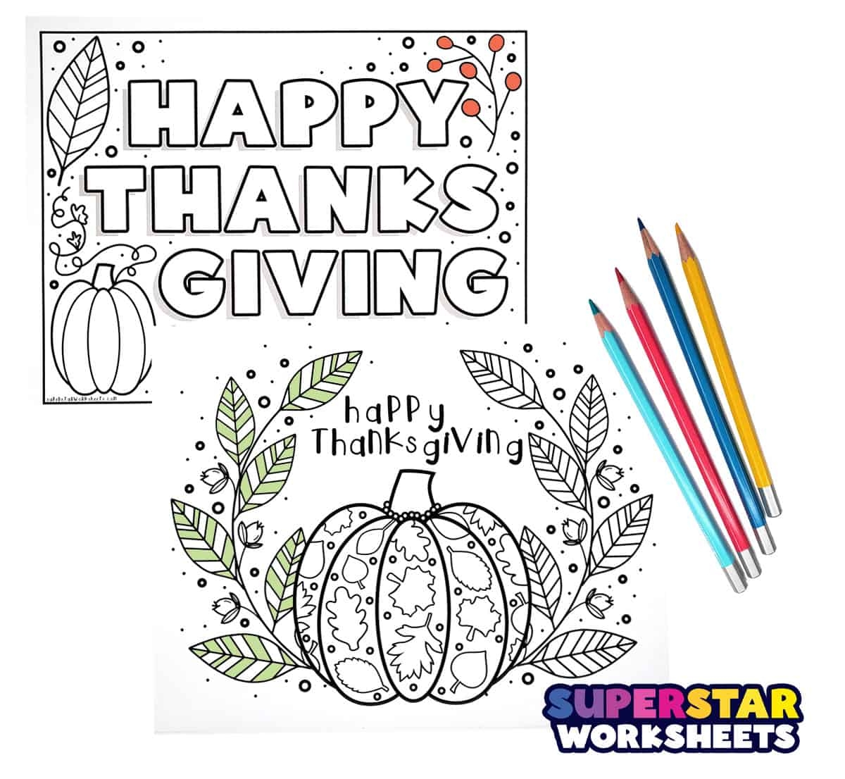 Thanksgiving Coloring Pages Free Printables Superstar Worksheets Thanksgiving Coloring Pages Free Printables Superstar Worksheets