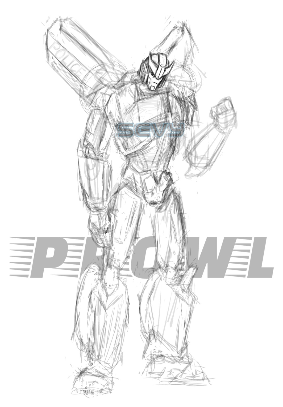 Transformers Prowl Coloring Pages