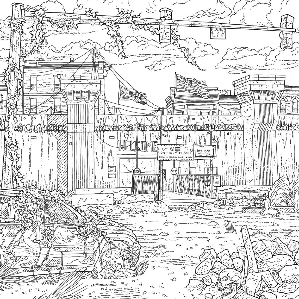 The Last Of Us Unofficial Coloring Book Ramon Valentin 9781646046102 Amazon Books