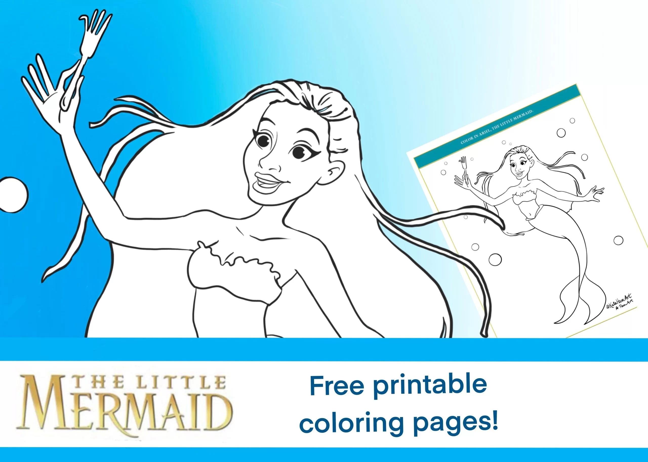 Little Mermaid Coloring Pages To Print