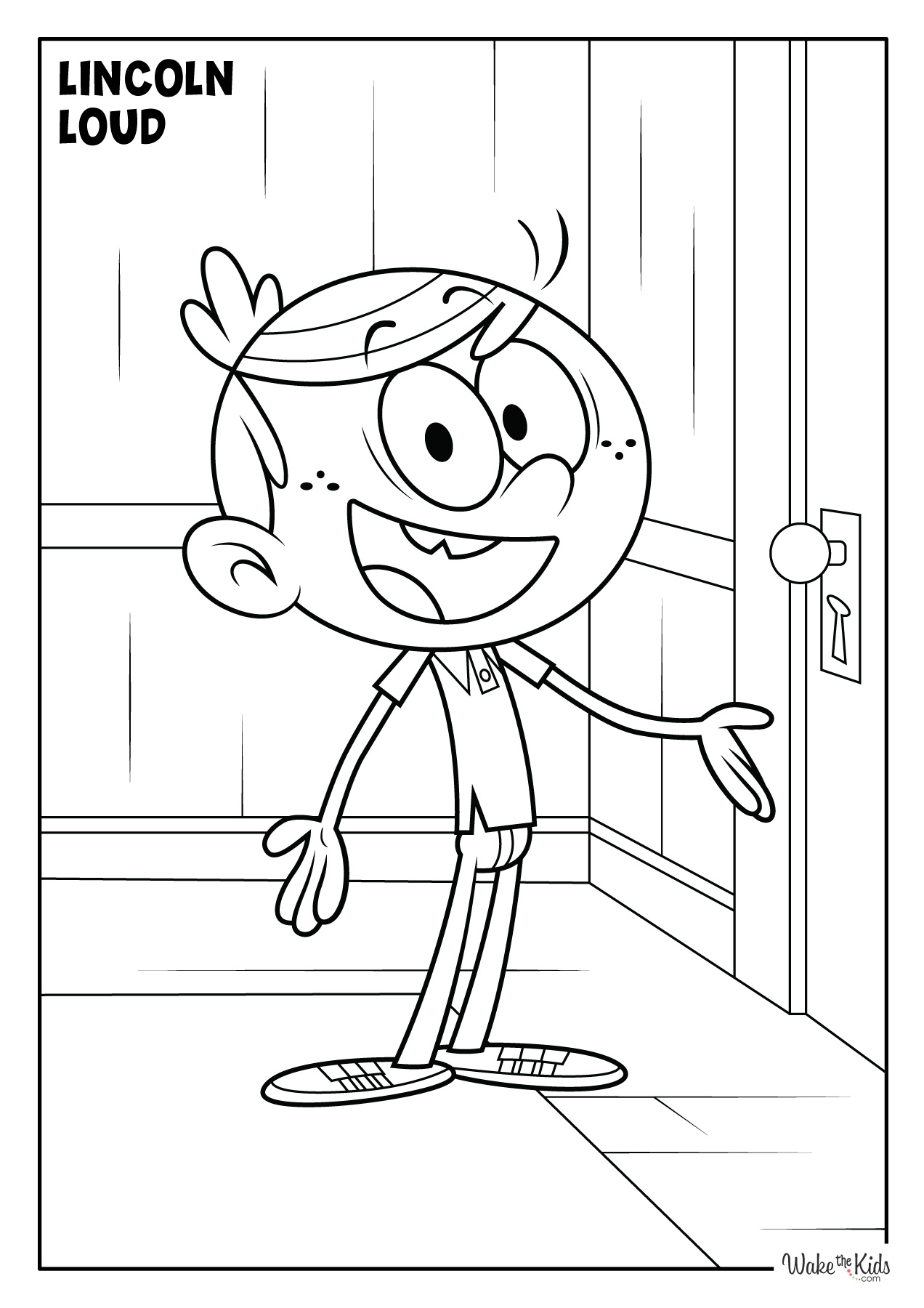 The Loud House Coloring Pages Free Printable PDFs WakeTheKids