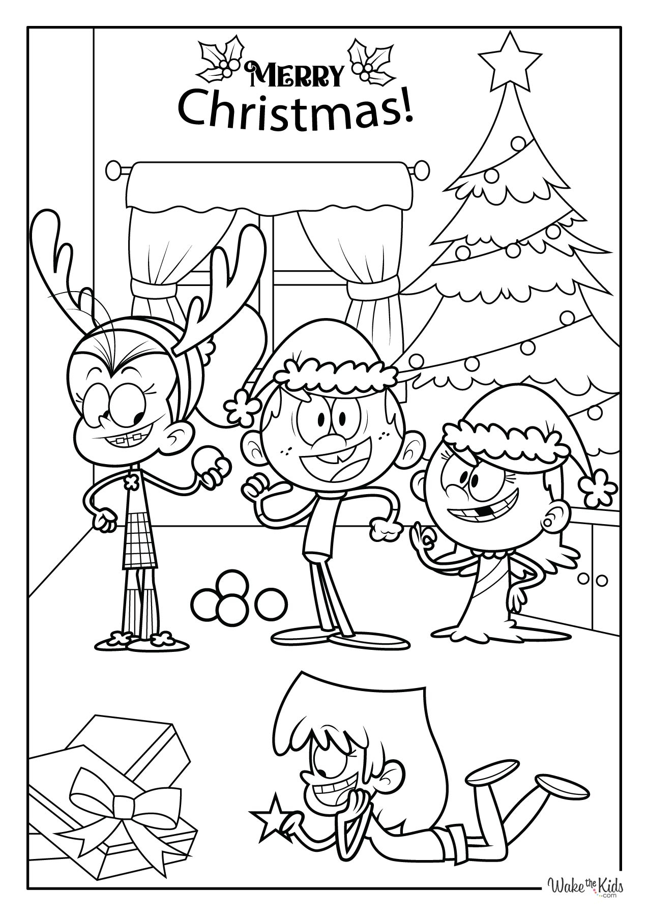 The Loud House Coloring Pages Free Printable PDFs WakeTheKids