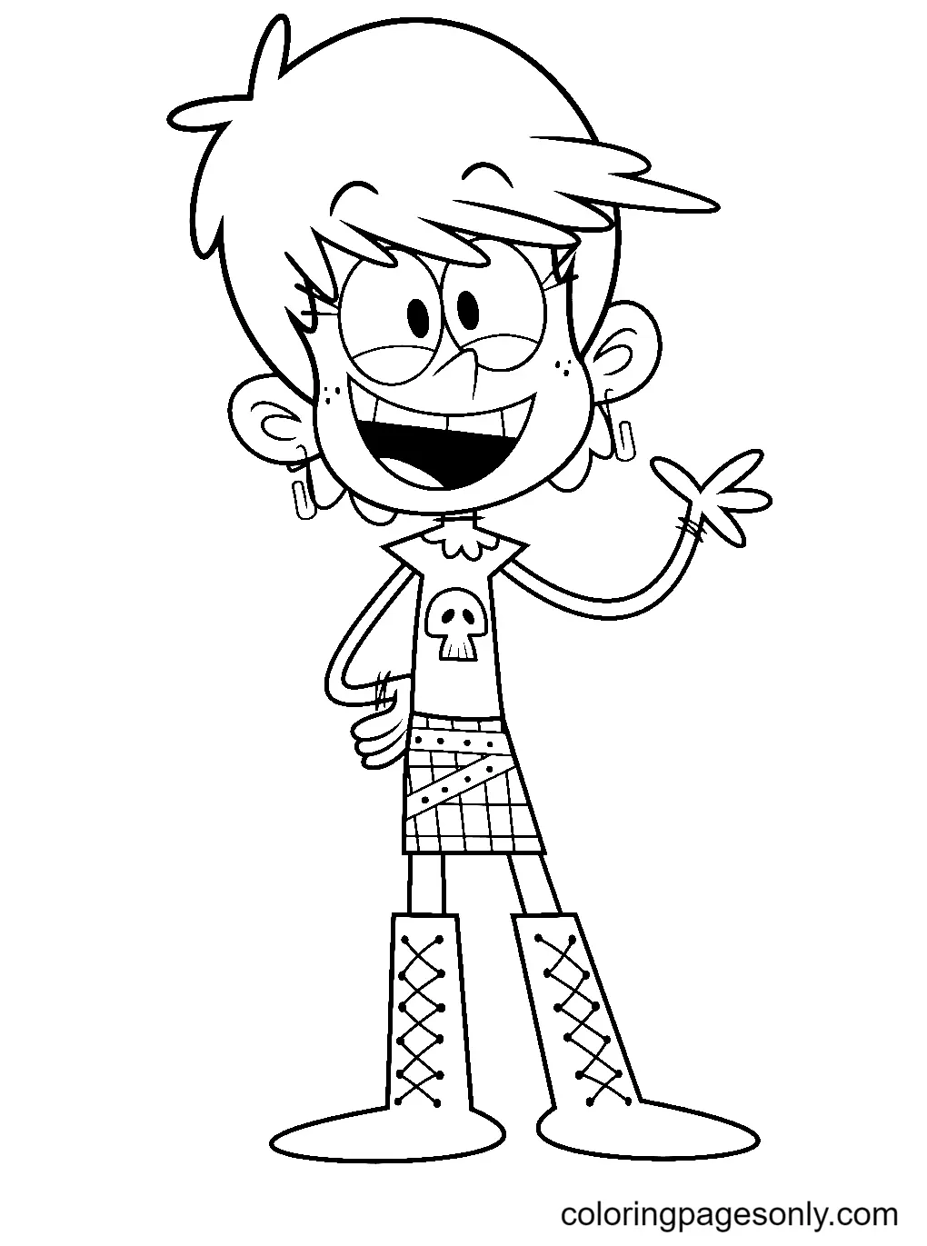 The Loud House Coloring Pages To Print Free Printable Coloring Pages