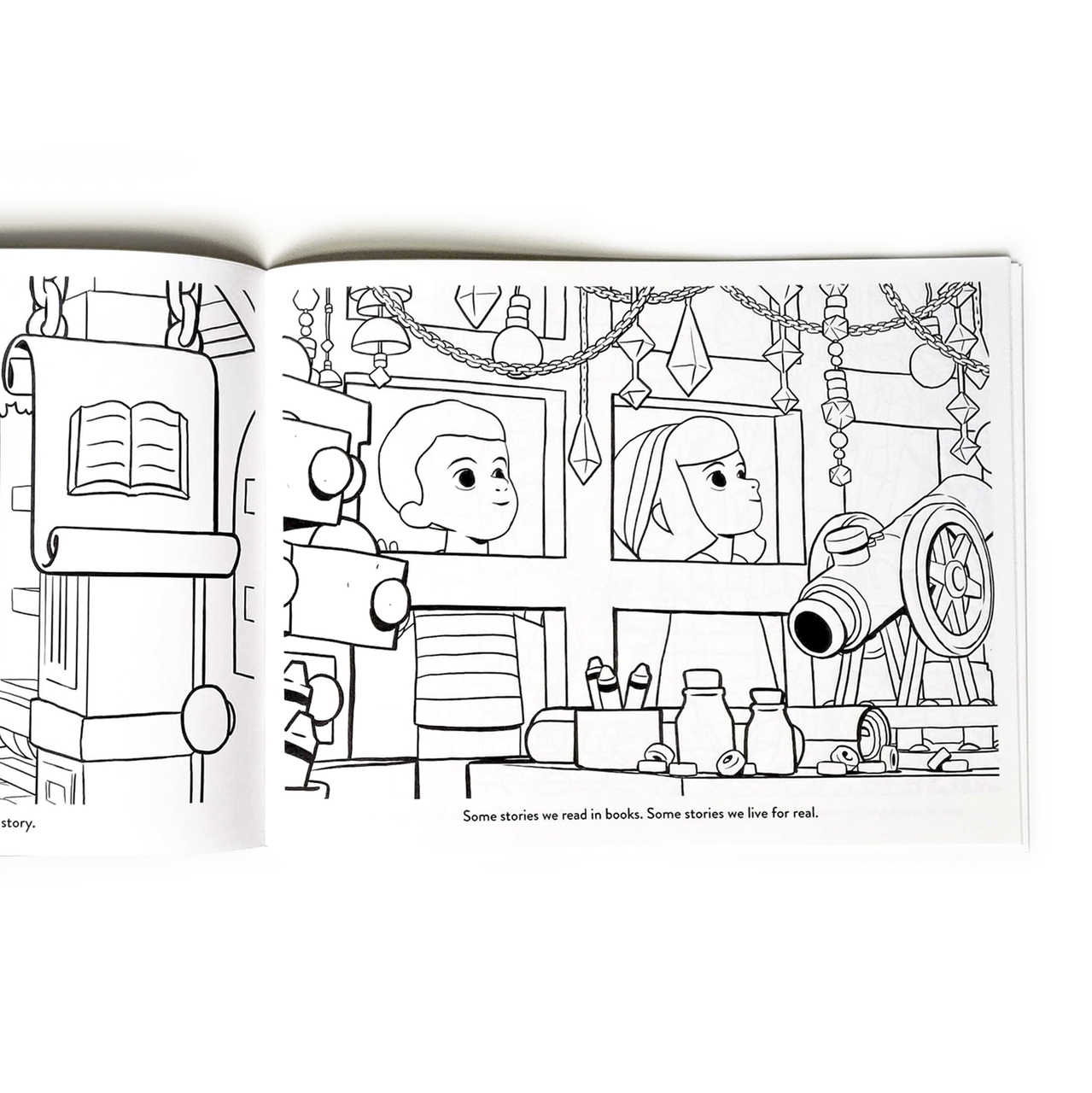 The Story Maker Coloring Book Spread Truth