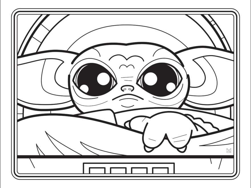 The Unofficial Baby Yoda Coloring Book