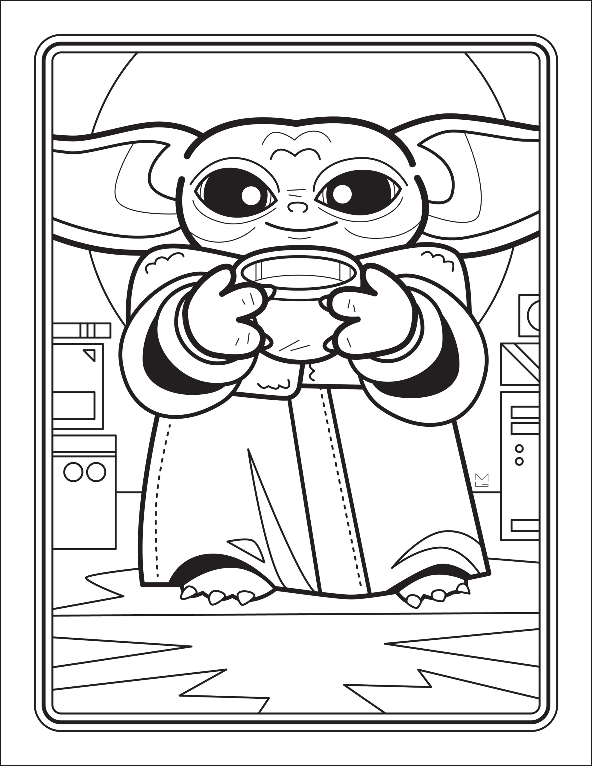 The Unofficial Baby Yoda Coloring Book