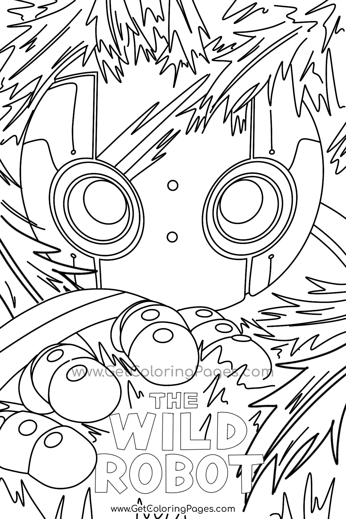 Robot Wolf Coloring Pages