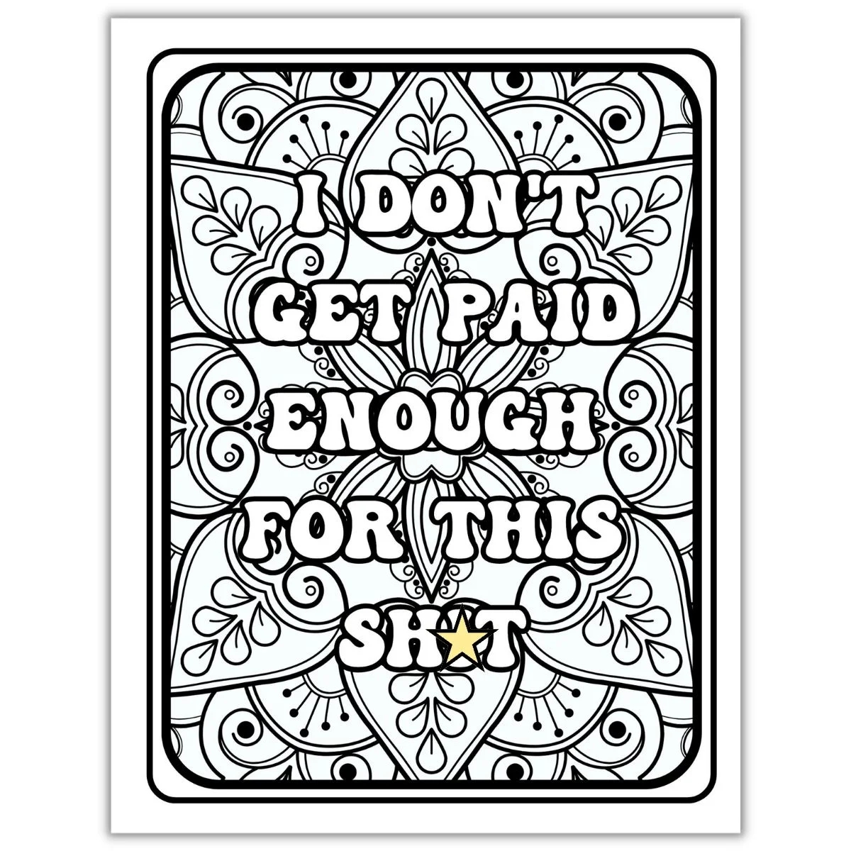 Adult Coloring Pages Sarcasm