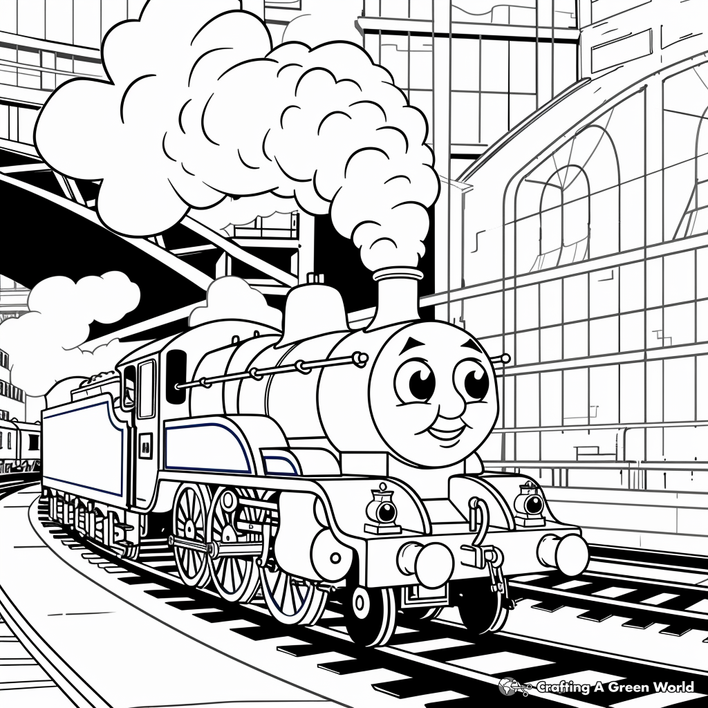 Thomas And Friends Coloring Pages Free Printable 