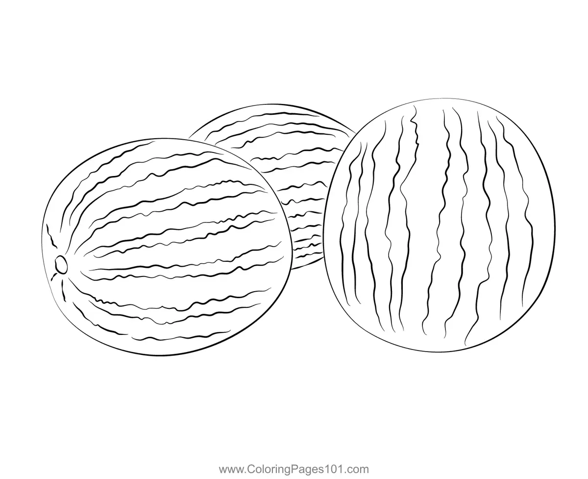 Watermelon S Hopkins Coloring Pages