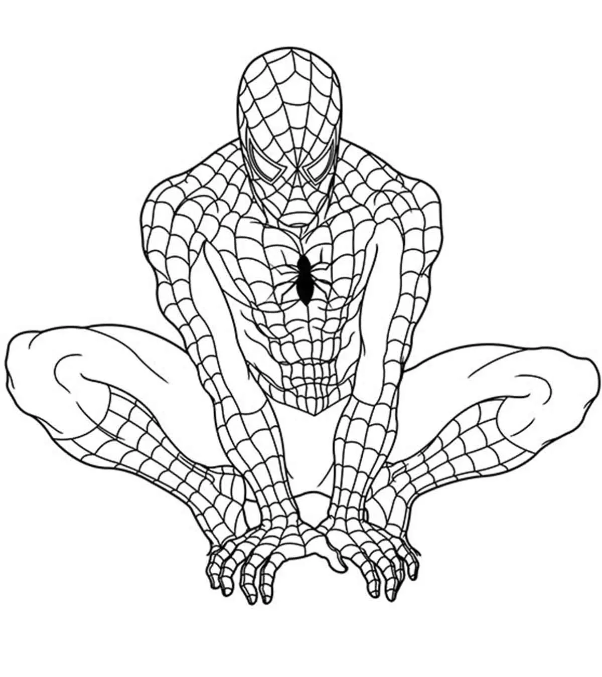 Top 20 Free Printable Superhero Coloring Pages For Little Ones
