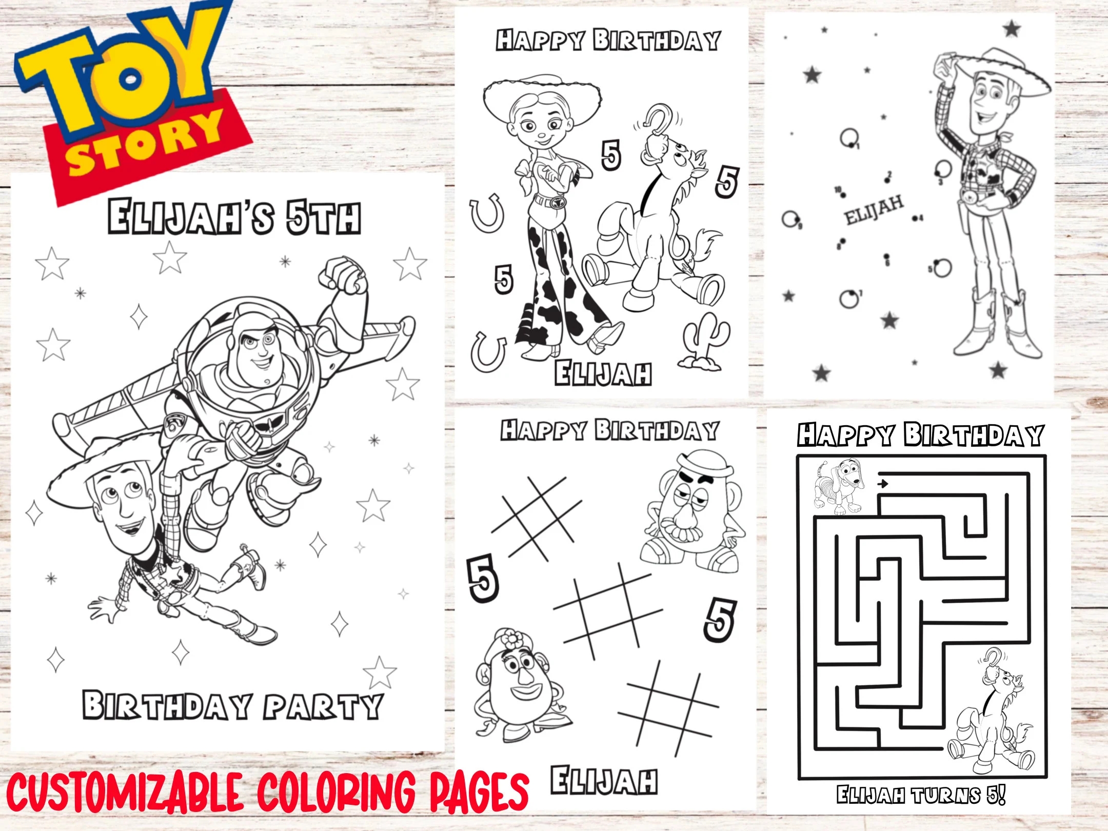 Coloring Pages Of Toy Story