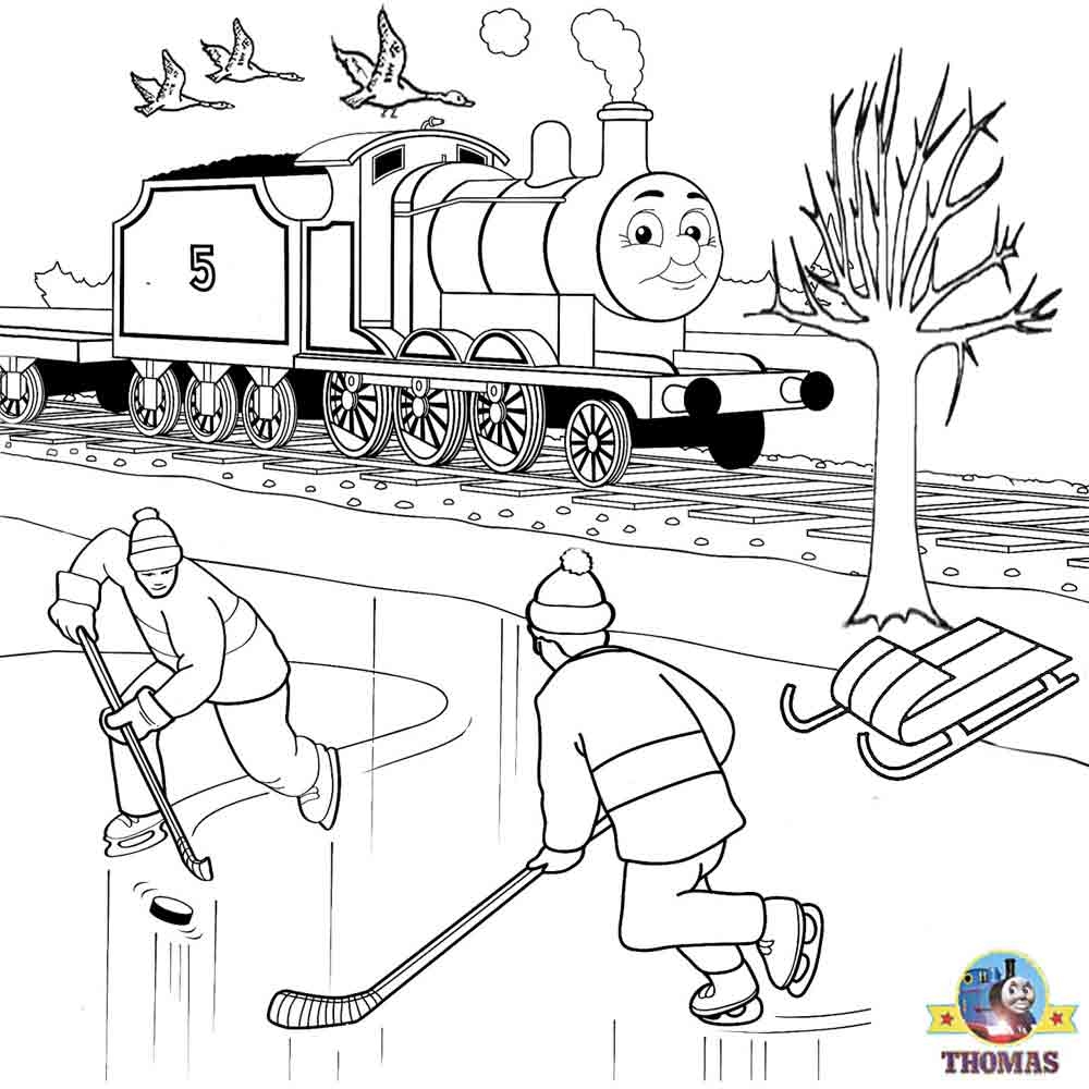 Train Thomas The Tank Engine Friends Free Online Games And Toys For Kids FREE Christmas Coloring Pages For Kids Printable Thomas Snow Pictures