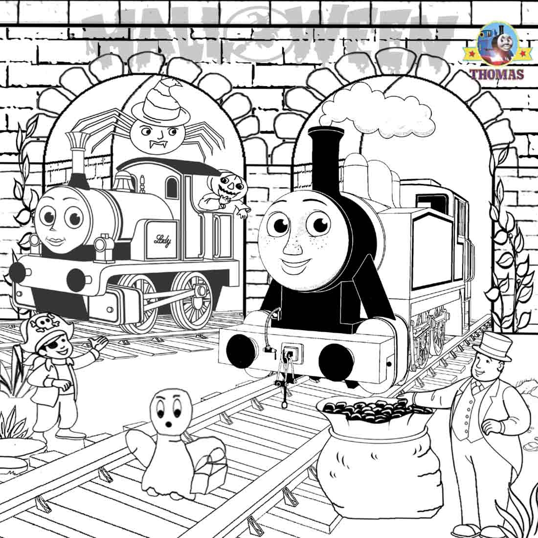 Train Thomas The Tank Engine Friends Free Online Games And Toys For Kids Free Printable Halloween Ideas Kids Activities Thomas Coloring Sheets