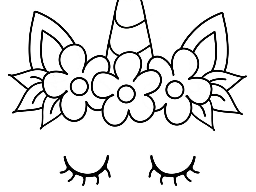 Unicorn Coloring Pages Free Printable Coloring Book Party With Unicorns