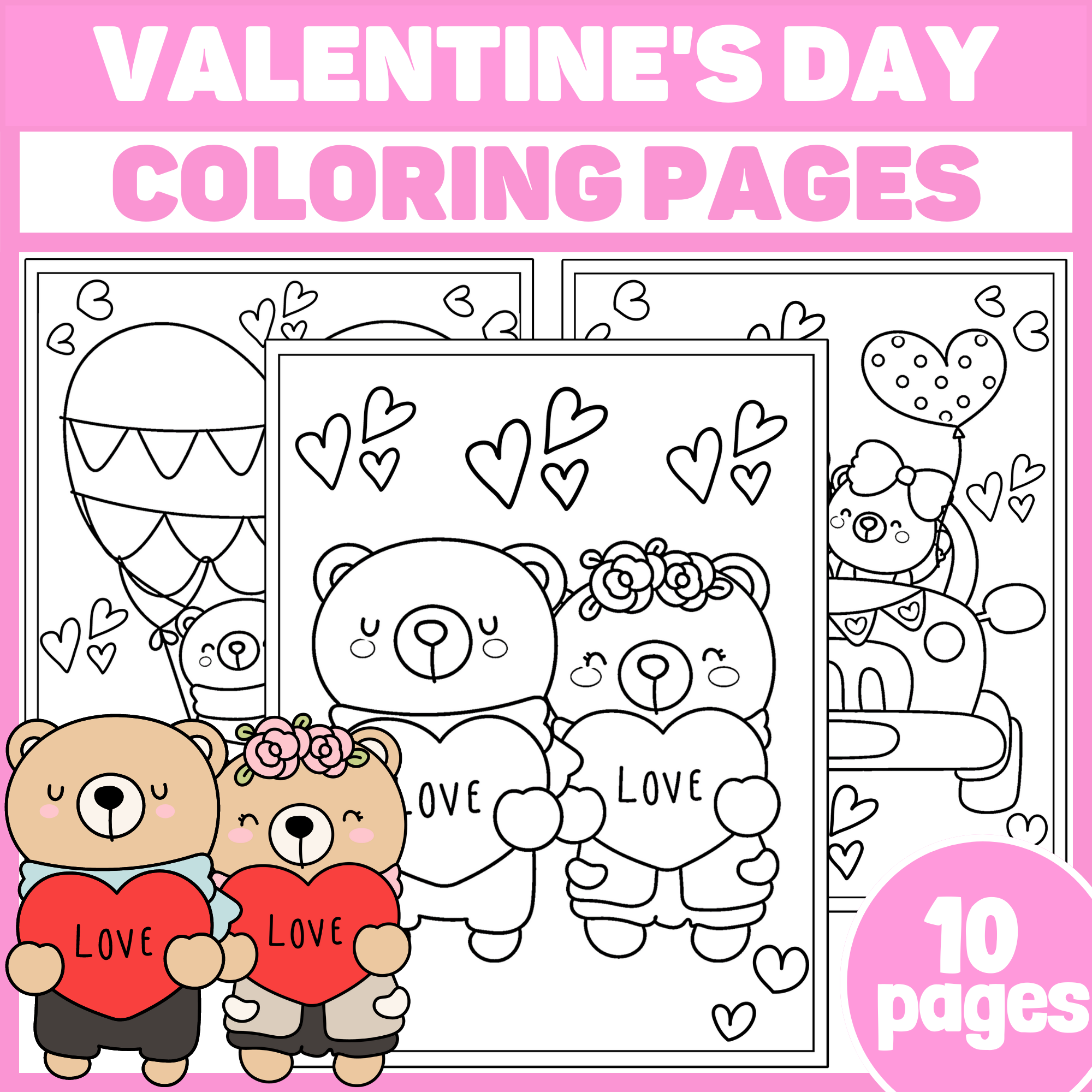 Valentine's Day Coloring Pages For Preschoolers Valentine's Day Coloring Pages For Preschoolers