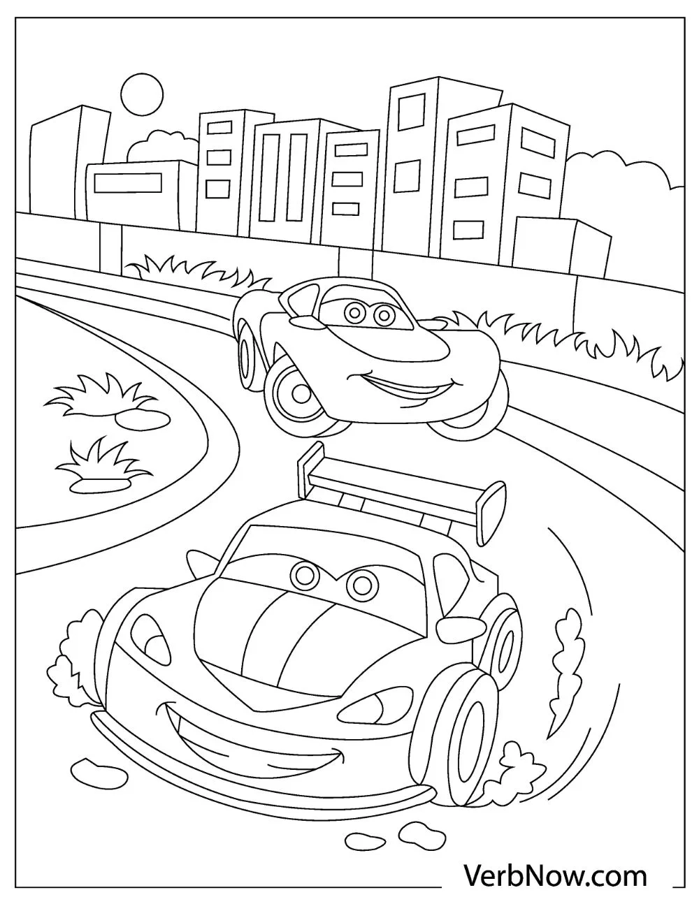 Free Printable Car Coloring Pages