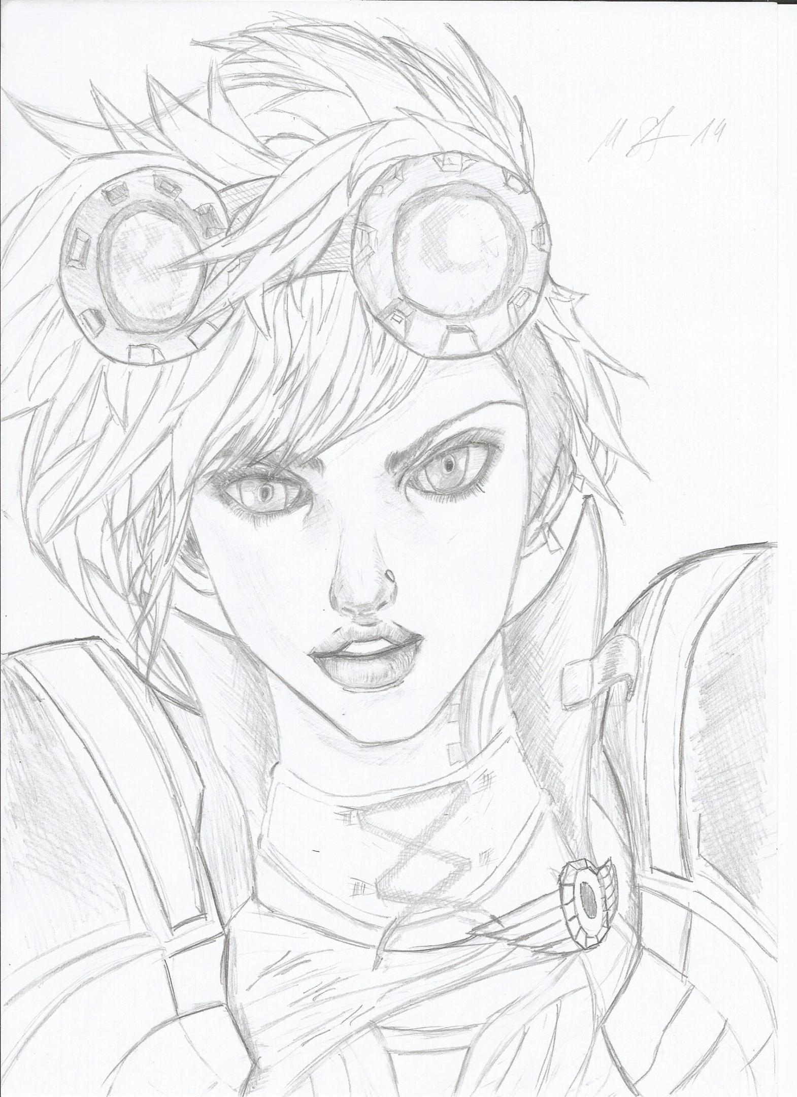 Vi League Of Legends Drawing By Tast1c DragoArt
