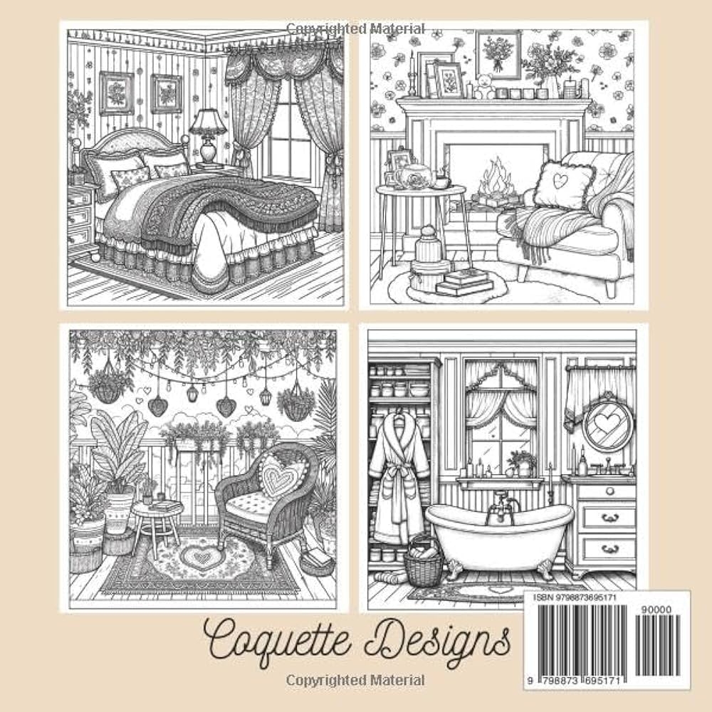 Home Decor Coloring Pages