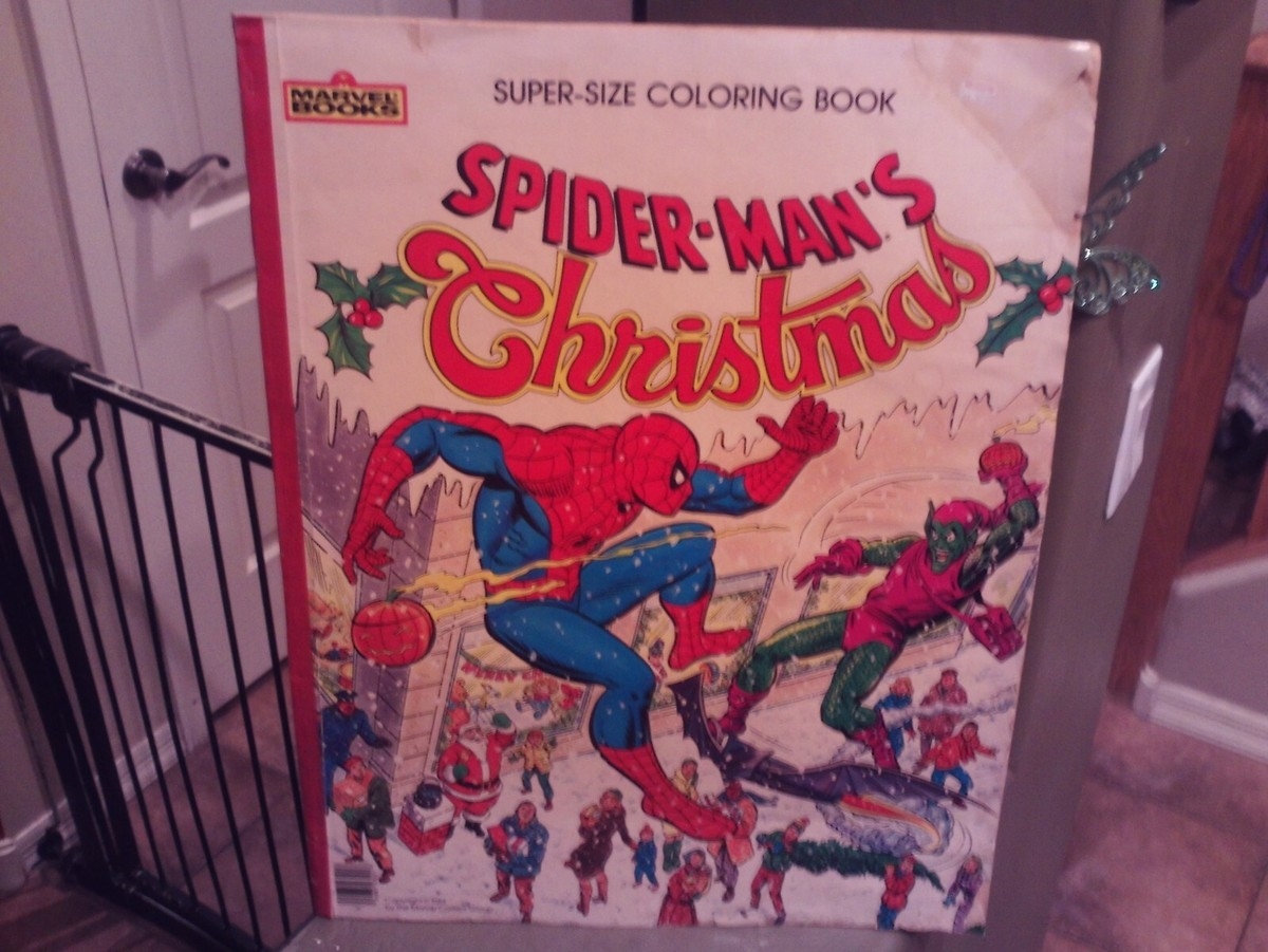 Spider-Man Christmas Coloring Pages