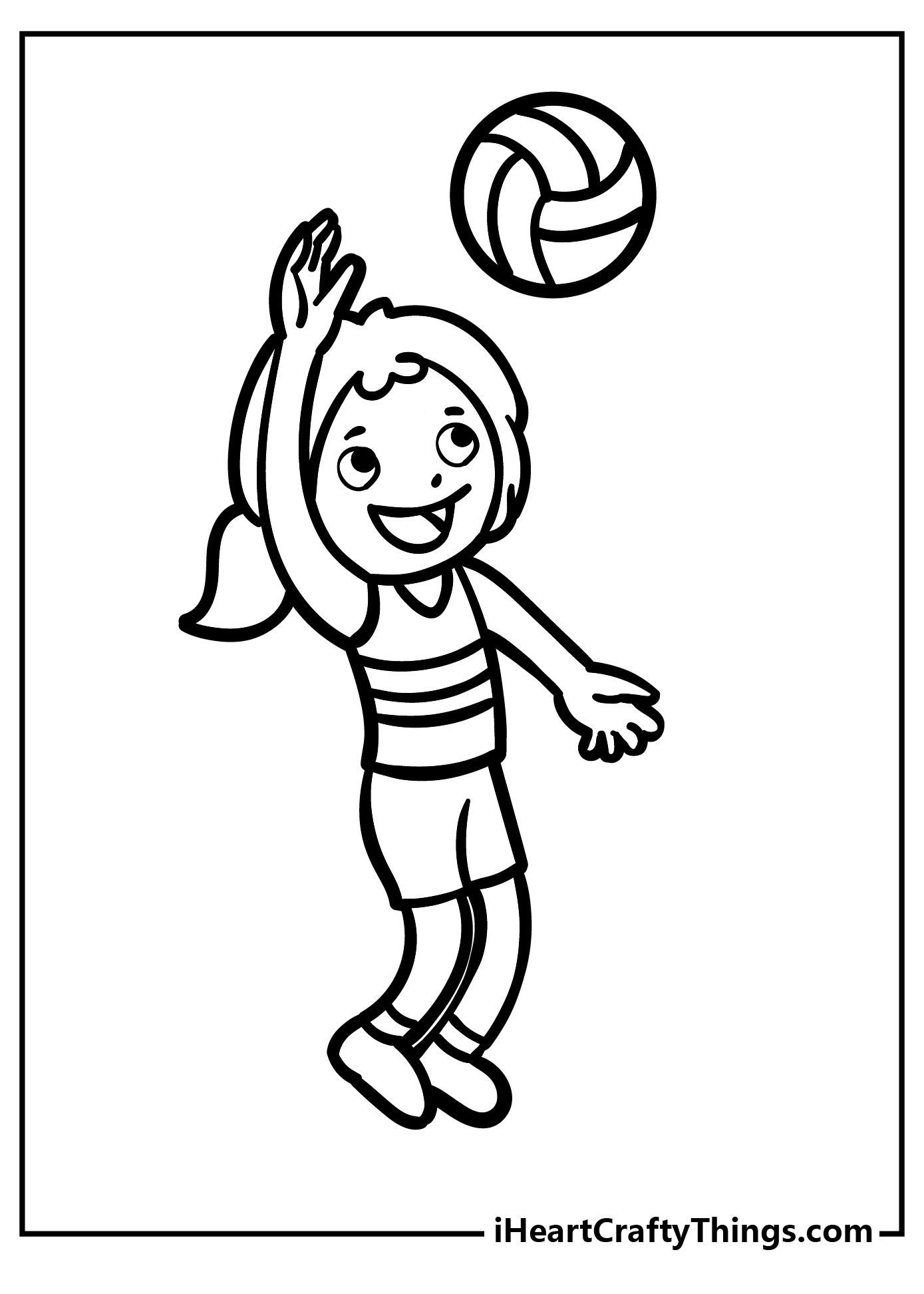 Volleyball Coloring Pages 100 Free Printables Volleyball Coloring Pages 100 Free Printables