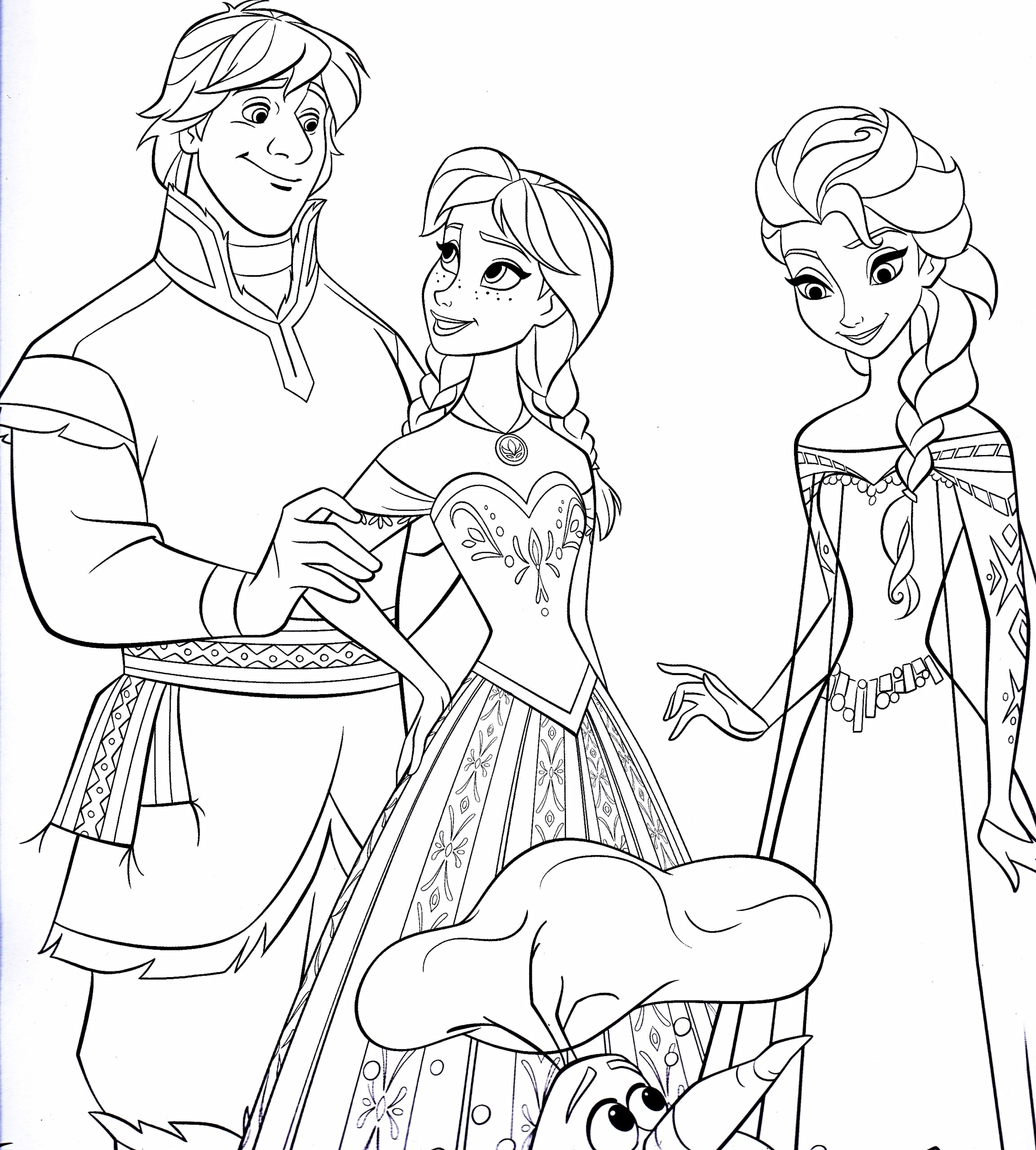 Queen Anna Coloring Pages
