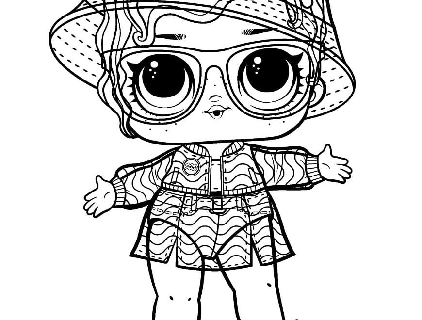Waterfalls LOL Surprise Doll Coloring Page Download Print Or Color Online For Free