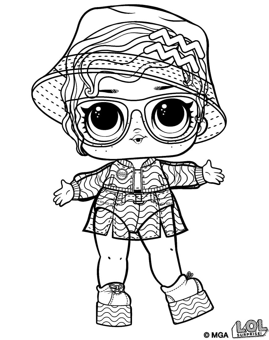 Waterfalls LOL Surprise Doll Coloring Page Download Print Or Color Online For Free