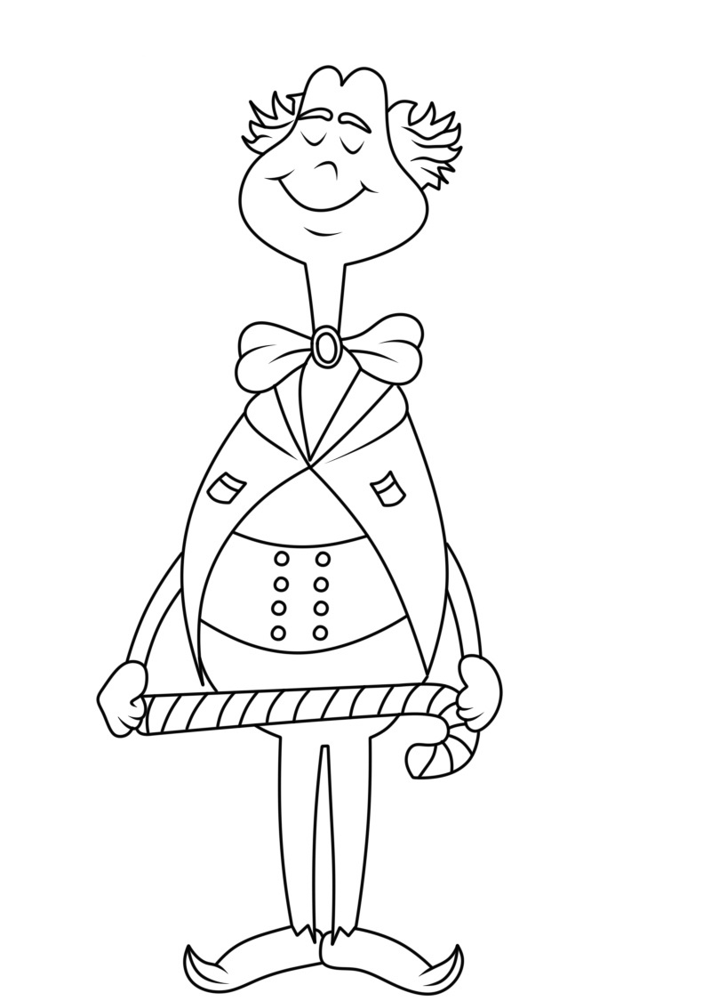 Whoville Sitting Coloring Page Download Print Or Color Online For Free