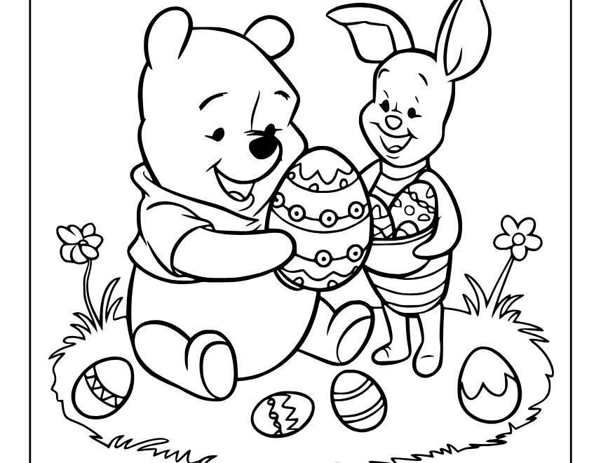 Winnie The Pooh Coloring Pages 25 Free Printable PDF