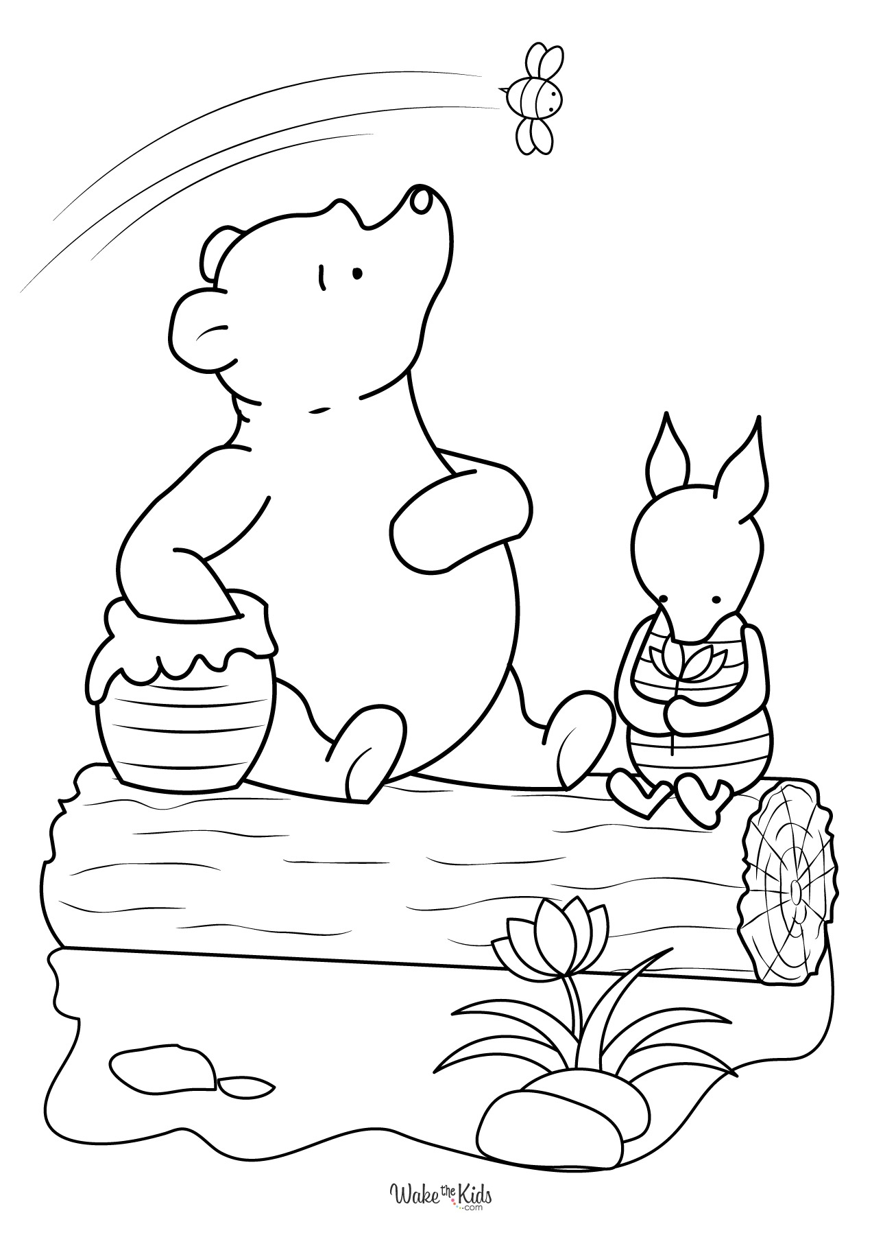 Original Winnie The Pooh Coloring Pages