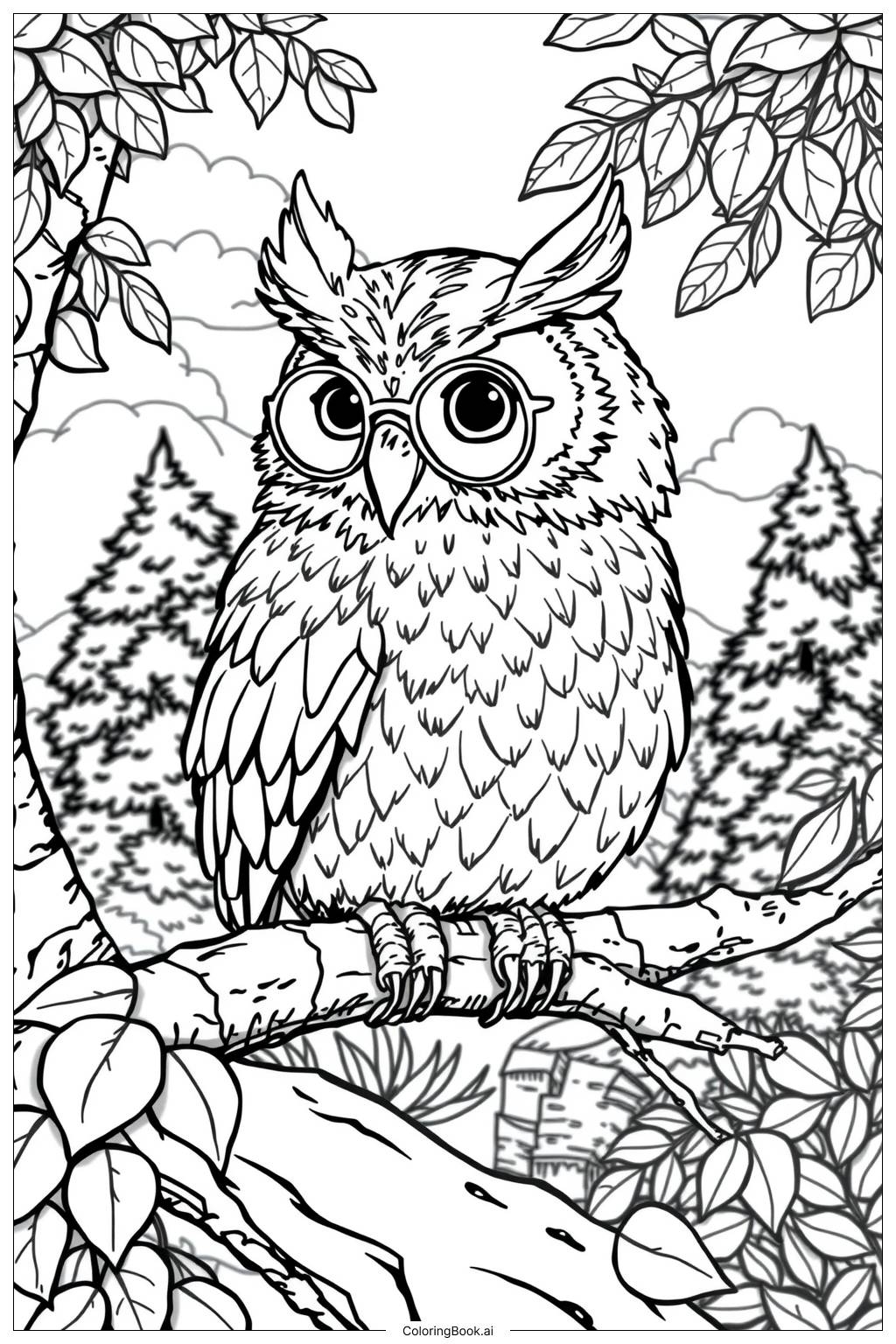 Winnie The Pooh Owl Coloring Page Free PDF PNG Printable 