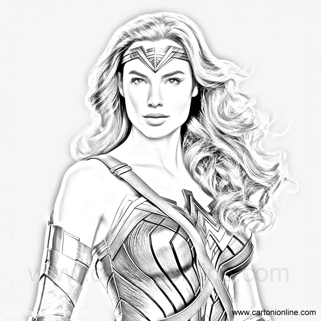 Wonder Woman 10 From Wonder Woman Coloring Page