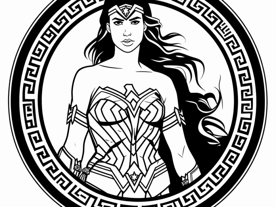 Wonder Woman Coloring Pages Free Printable