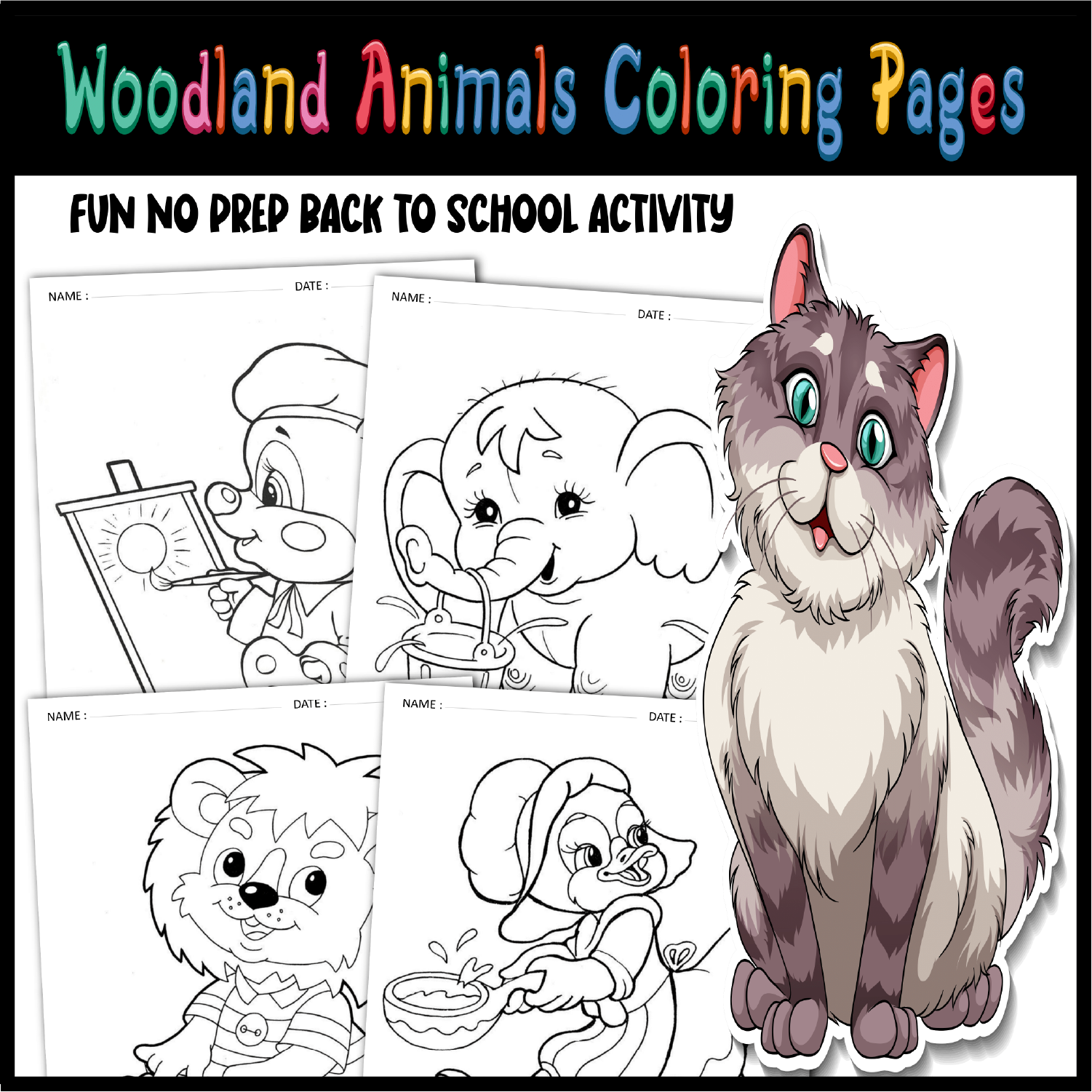 Fun Coloring Pages Animals